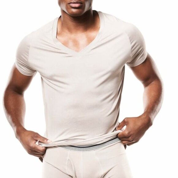 Mr. Davis V-Neck Tailored Cut Undershirt Tone - Picture 1 of 2